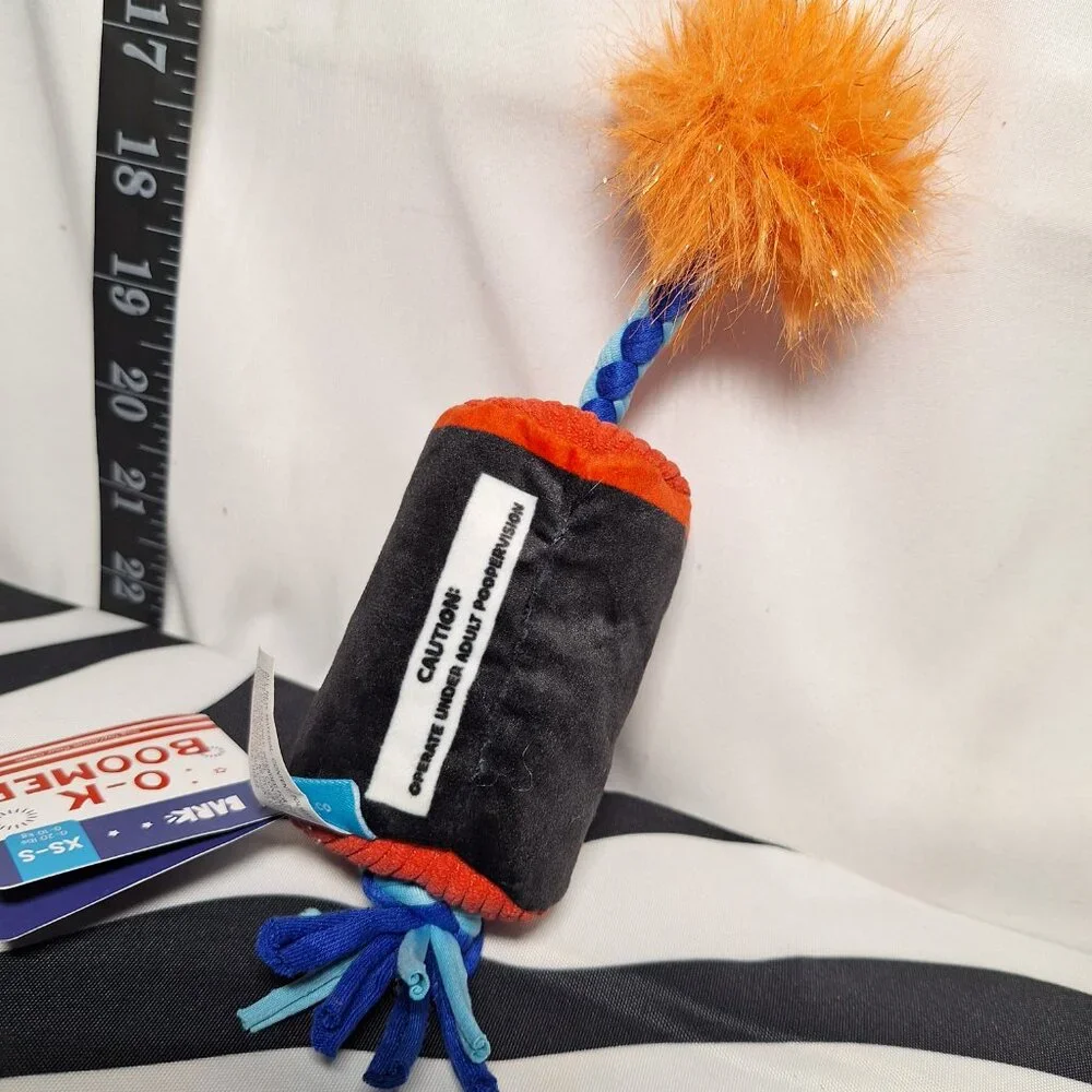NWT Bark Firecracker 3 Pack = Furry Cracker + OK Boomer + Throwman Candle